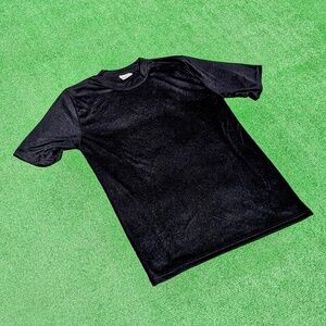 Travelsmith Classic Crew Neck S/S Black Holiday Everyday Men's Med T-Shirt EUC